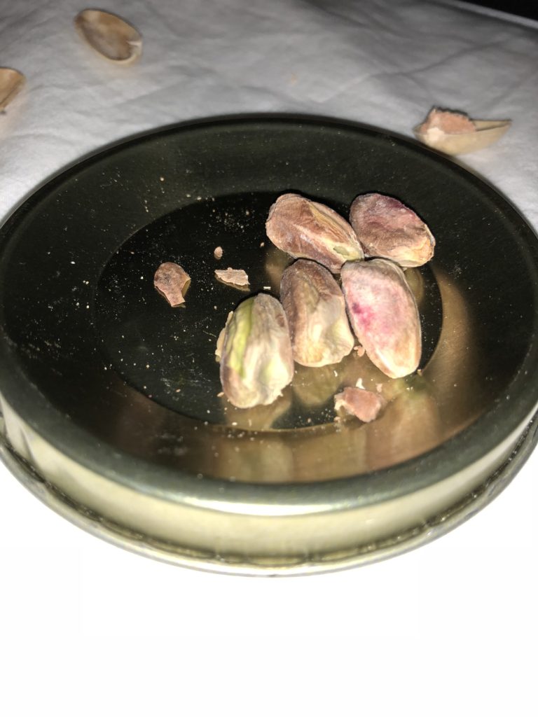 Unshelled pistachios 