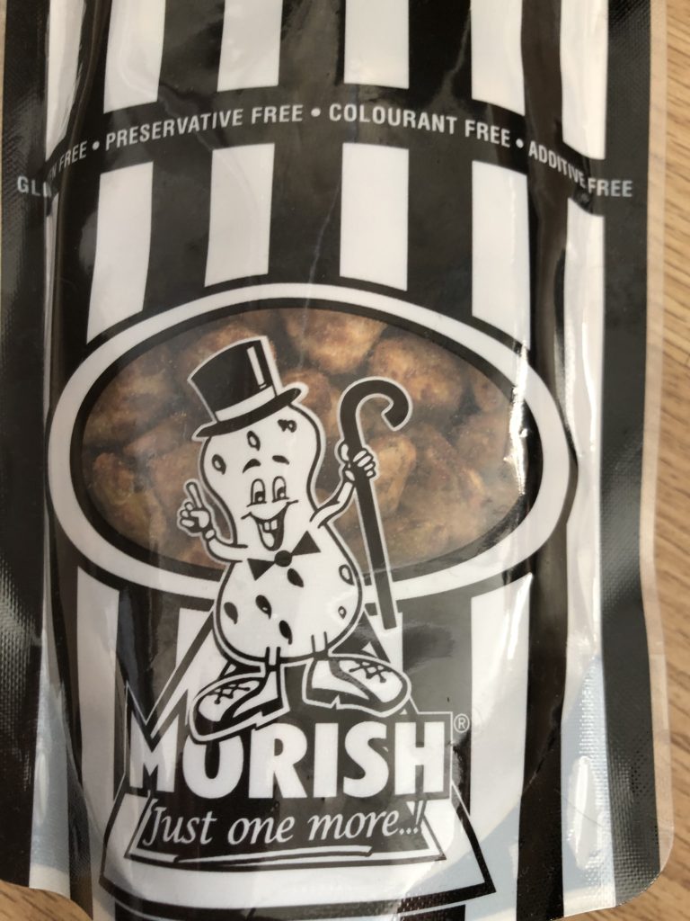 Morish caramel pistachios Logo